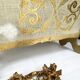 Porte revue vintage florentin blanc et or