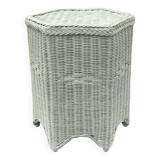 Rattan side table