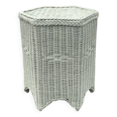 Rattan side table