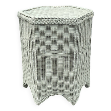 Rattan side table