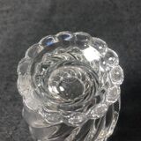 1980s Baccarat Crystal Jam Jar/Mustard Jar/Honey Jar With Lid, Model Bamboo