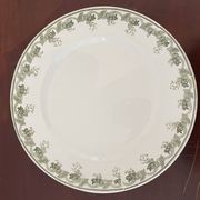 Round ironstone dish Moulin des Loups & Hamage Nord Violetta model