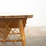Rattan desk