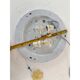 Venetian Gold Flowers and Multicoloured Murano Glass Flush Mount