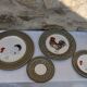 Exceptional collection of Niderviller tableware Normand style