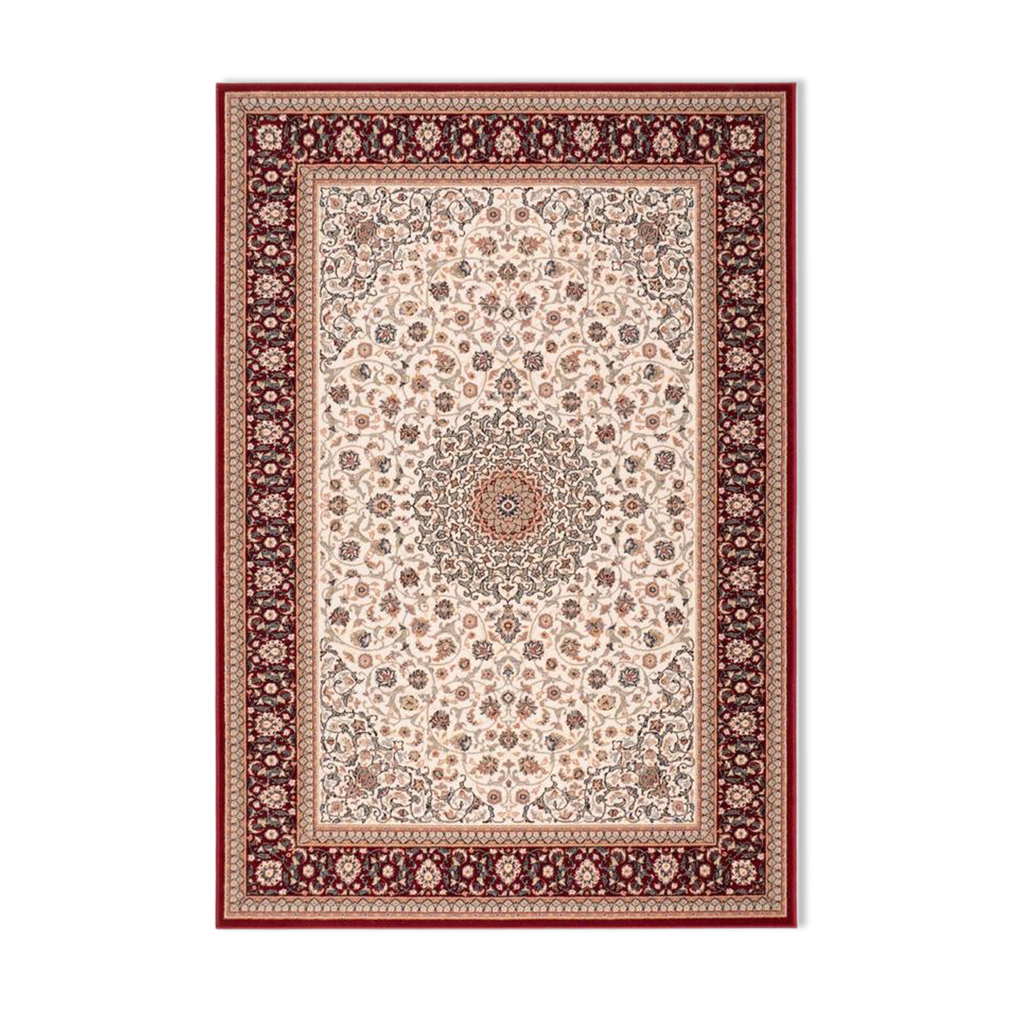 Red black beige Persian carpet 280X380 cm