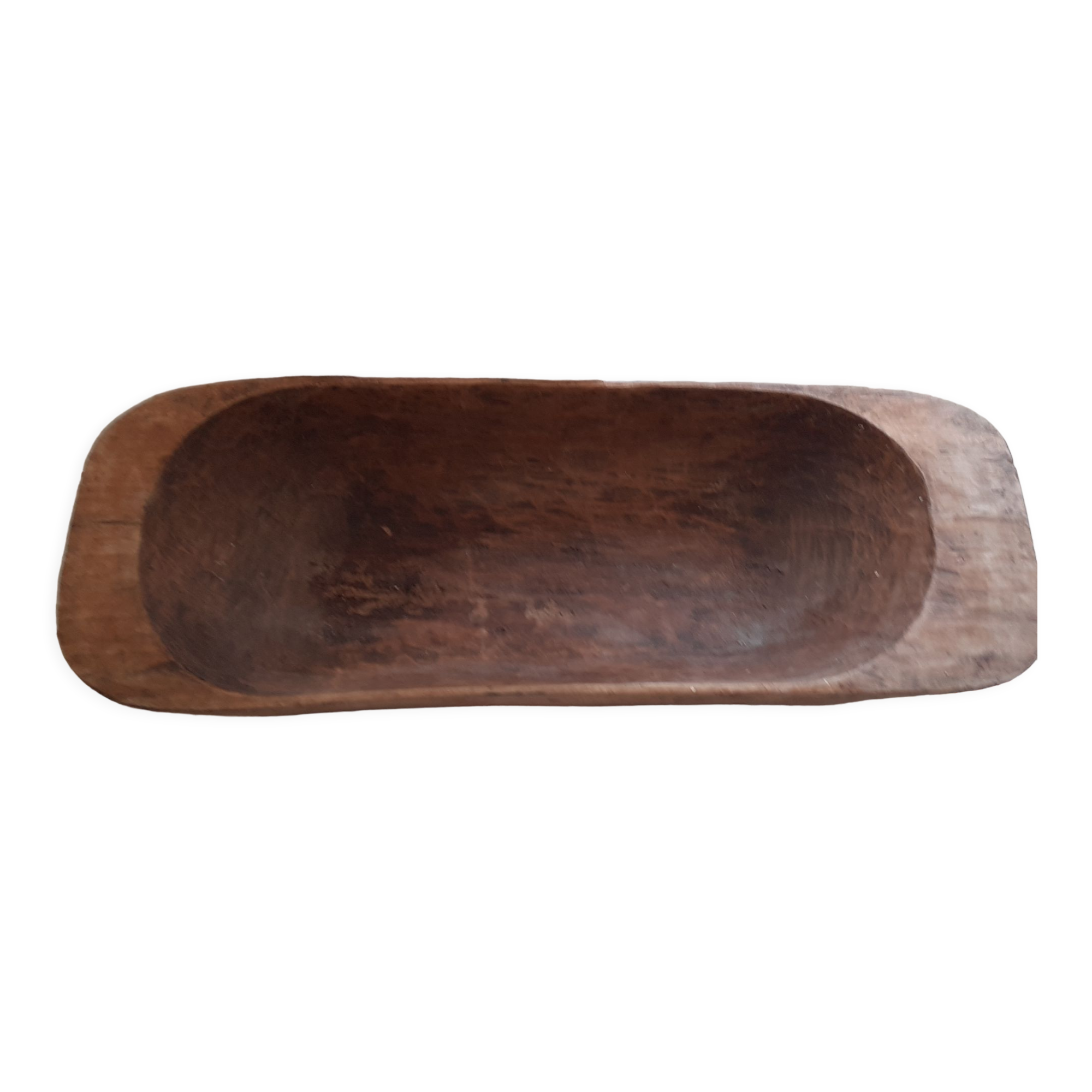 Solid wood dish