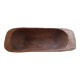 Solid wood dish