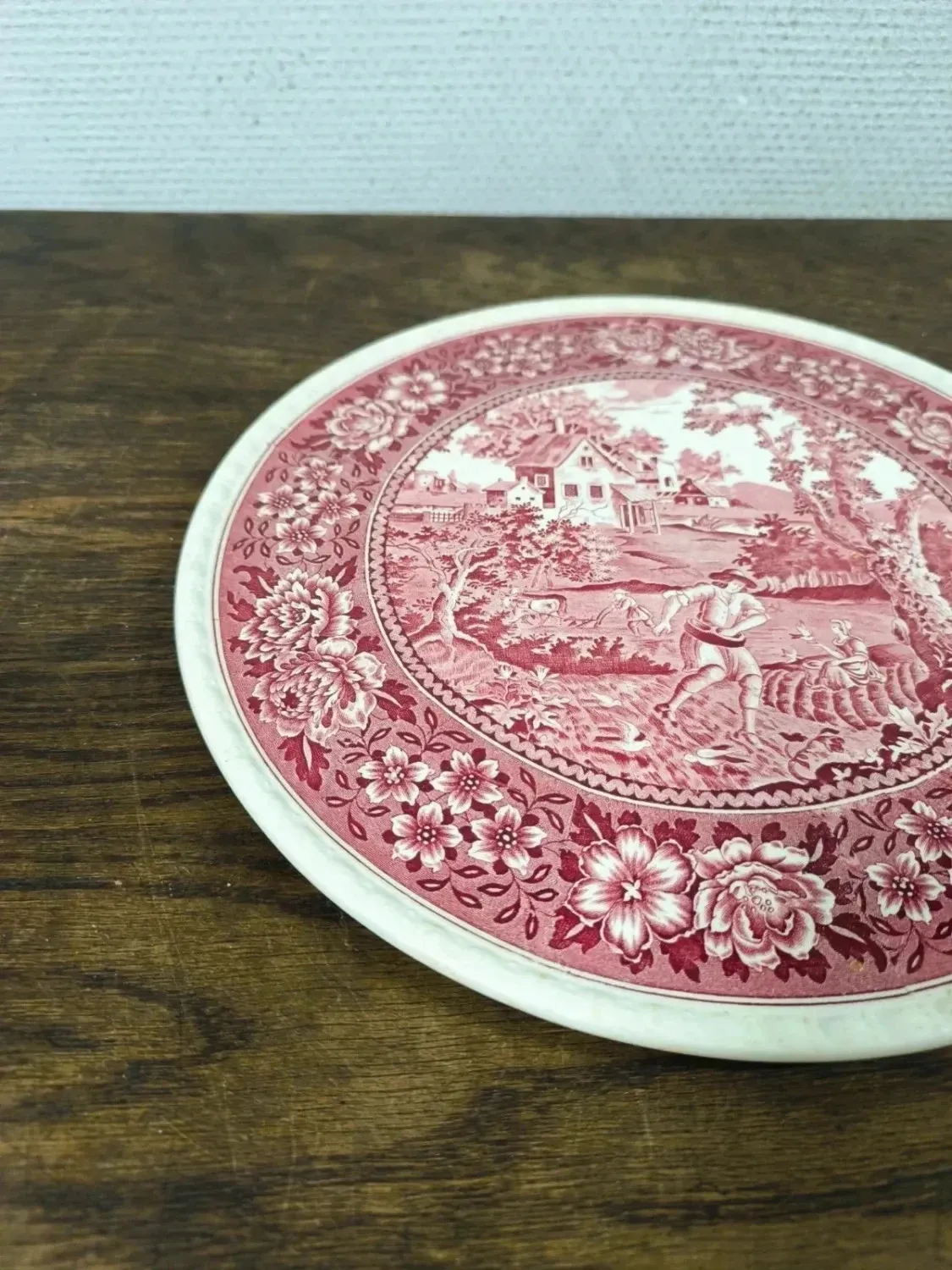 Round cake plate round Villeroy and Boch Rusticana rose