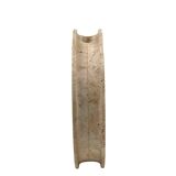 Mid-century modern travertine solifleur vase, Cerri Nestore, Italy, 1970s