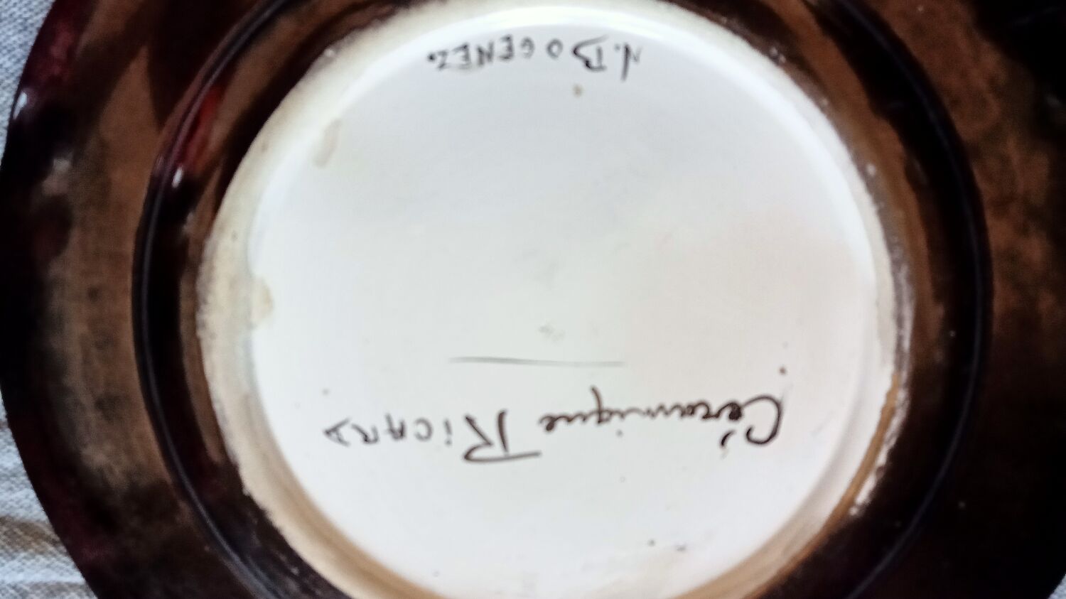 Ricard workshop plate