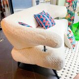 Vintage three-seater sofa