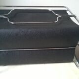 Vintage modernist magazine rack by Eric Hoglund Sweden 1970