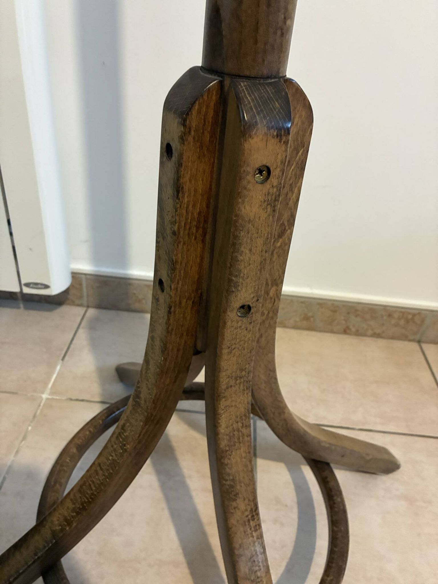 Vintage Baumann curved wood parrot coat rack – 1960s/70s