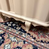 Beautiful pastel pink art deco bedside table