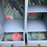 Pastel patinated medicine cabinet
