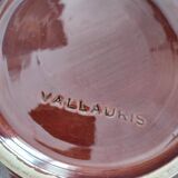 Magnificent decorative plate or fruit bowl signed Vallauris vintage.