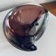 Vintage ashtray, Murano Sommerso, with pestle and label, circa 1960s