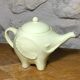 Elephant teapot Sainte Radegonde France Vintage