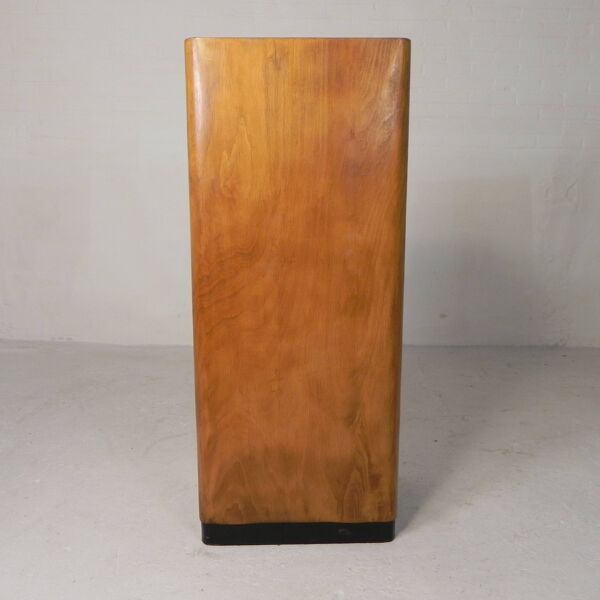 Armoire à rideau en bois de bouleau vintage Ekawerk Horn Lippe, Allemagne 1950s