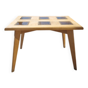 Table basse vintage pied - compas