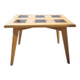 Table basse vintage pied compas