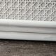 Vintage White Rattan and Cane Chest of Drawers from the 80s