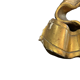 Decorative knot in wood and gilded stucco nineteenth