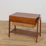 Table console en teck du milieu du siècle, Danemark, années 1970