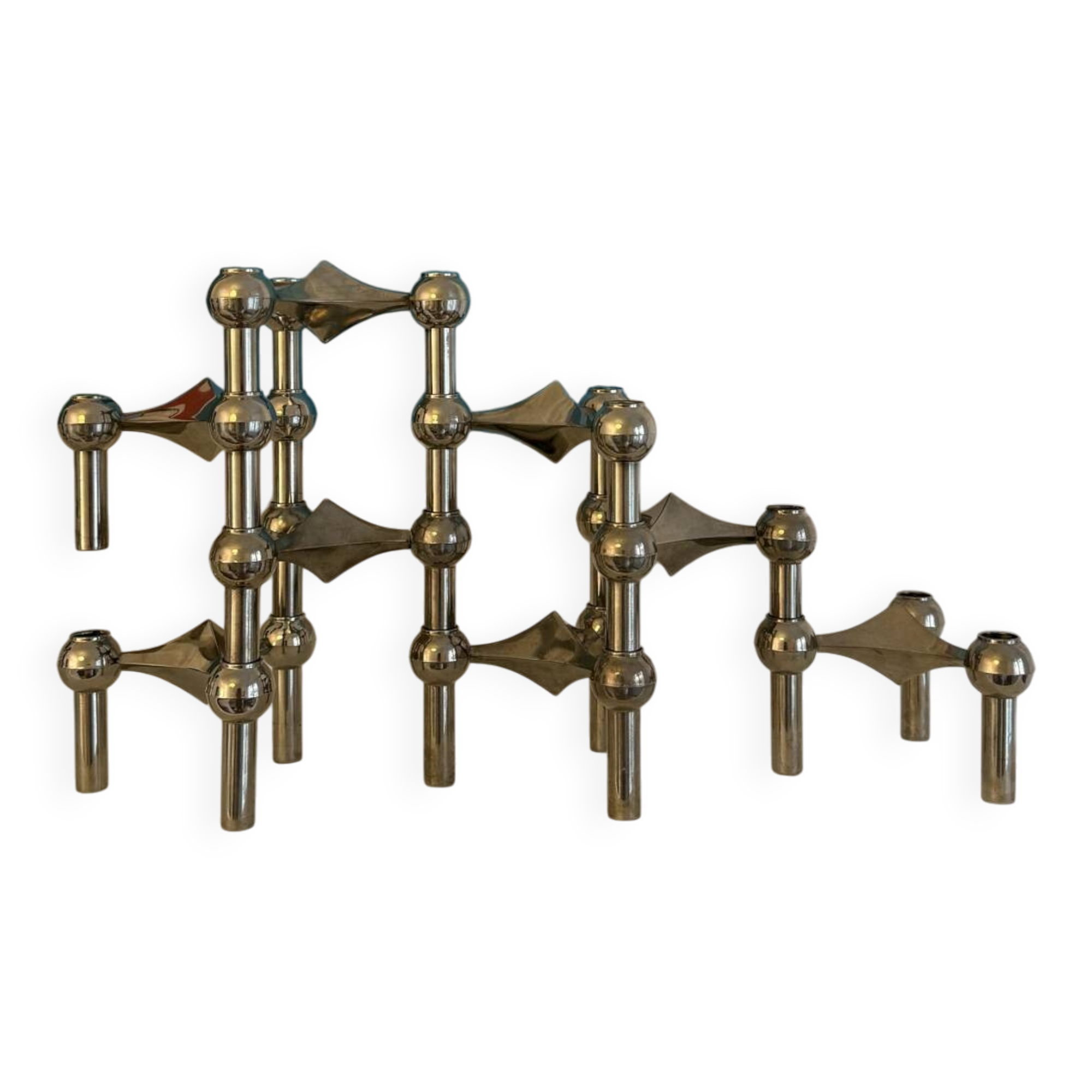 Set of 8 Stoff de Nagel candle holders