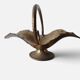 Modernist hammered copper fruit basket, Vienna (Austria)