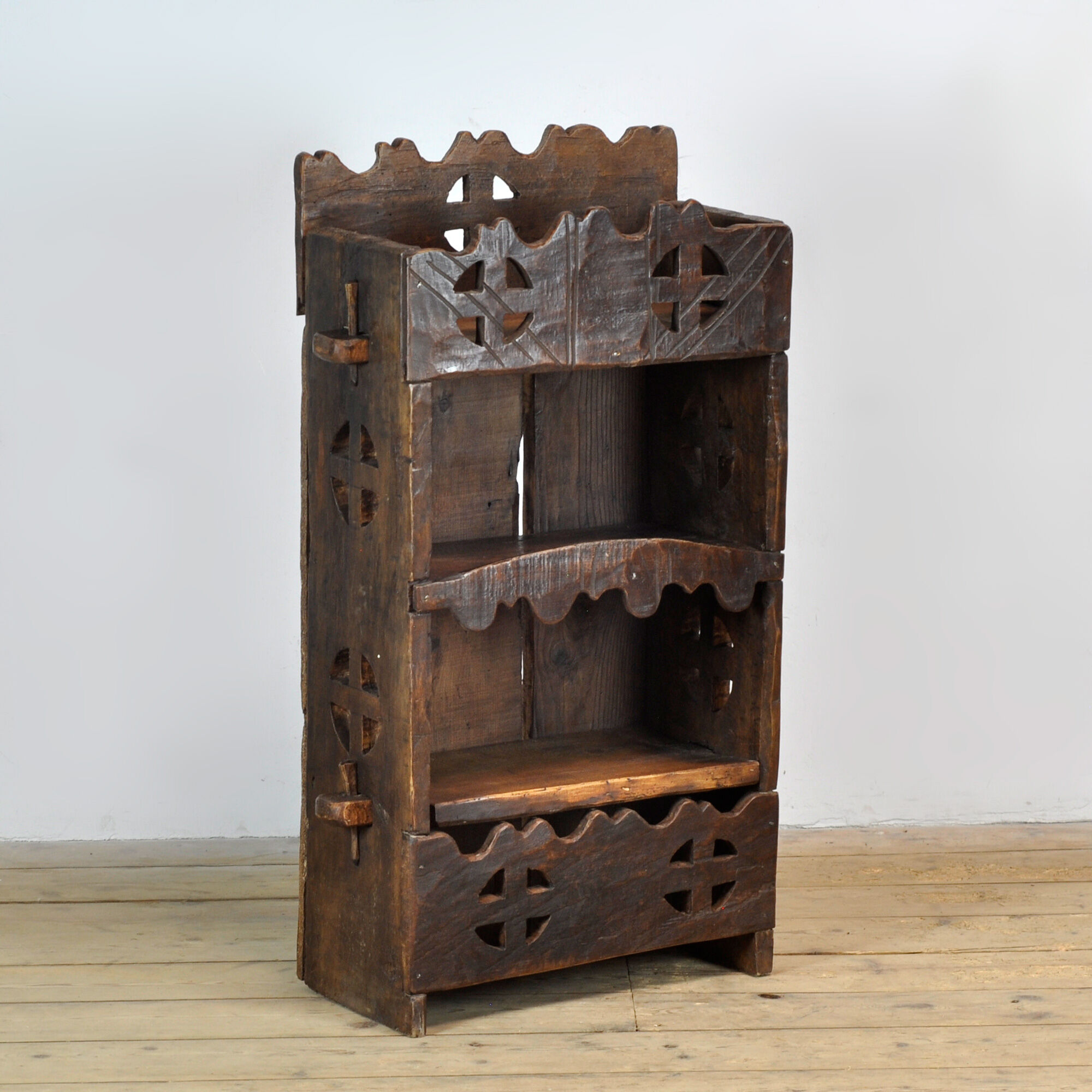 Romanian folk art cabinet, circa 1950