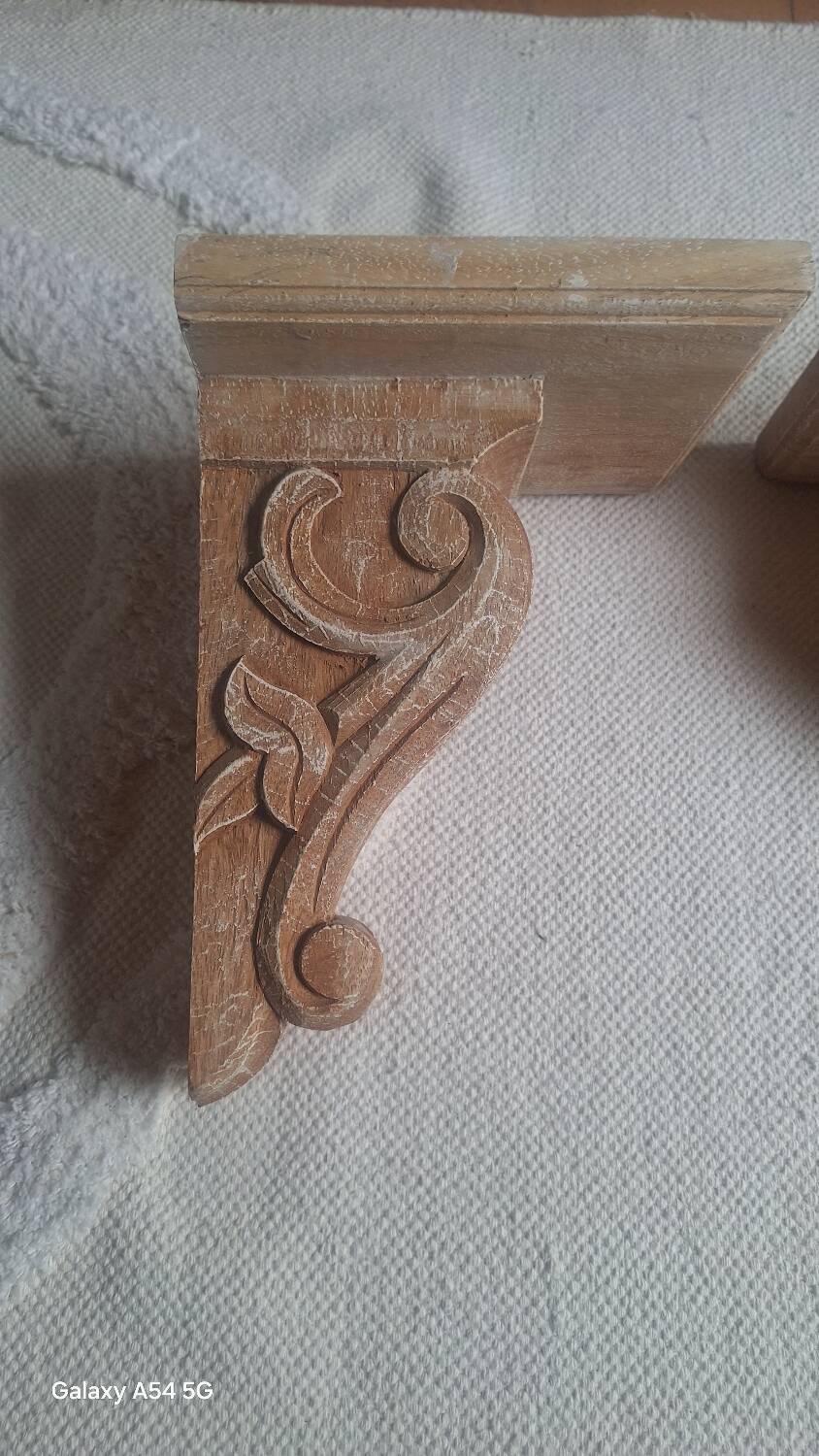 Applique, console bois