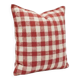 Housse de coussin en coton à carreaux - 50cmx50cm