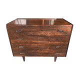 Coiffeuse commode scandinave palissandre