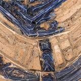 Very rare and large wall tile from Tue Poulsen 1970