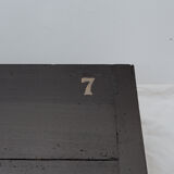 Écritoire pupitre de comptable numéroté bois noir