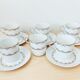Ensemble de 6 tasses et 5 sous-tasses Bavaria