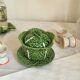 Mustard pot in cabbage slip