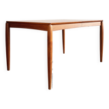 Mid-Century Modern Danish Dining Table in Teak by H.W. Klein for Bramin, Extendable, 1960