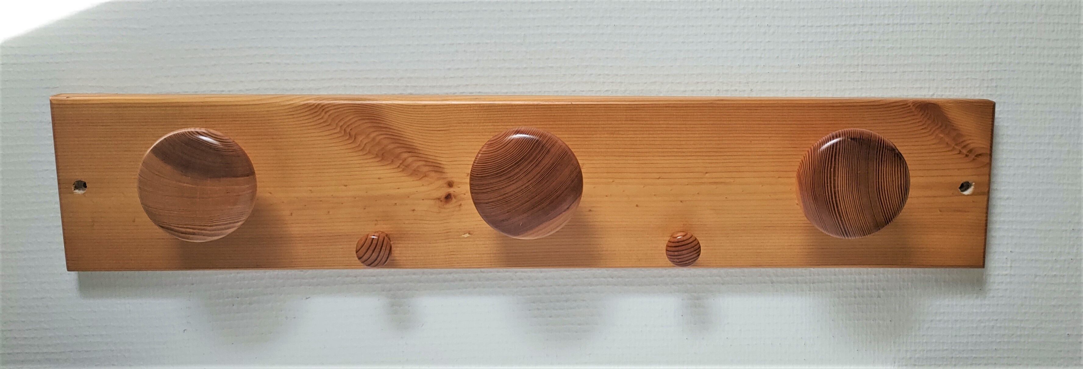 Solid pine coat rack design 80s-90s