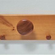 Solid pine coat rack design 80s-90s