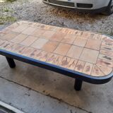 Coffee table signed Roger Capron model Garrigue