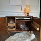 vintage Scandinavian Singer sideboard
