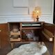 vintage Scandinavian Singer sideboard