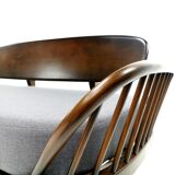 Ercol Grey Day Bed Studio Couch Sofa Vintage Mid Century