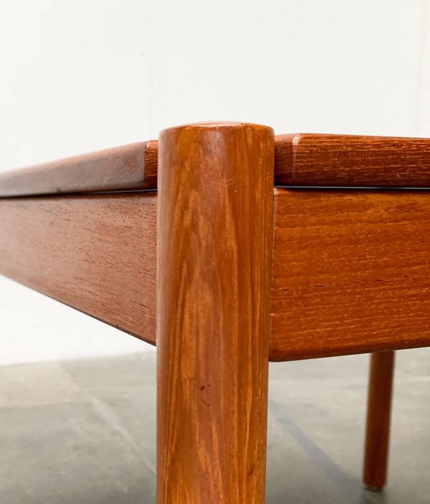 Mid-century Danish teak coffee table by Magnus Olesen, 1960s.