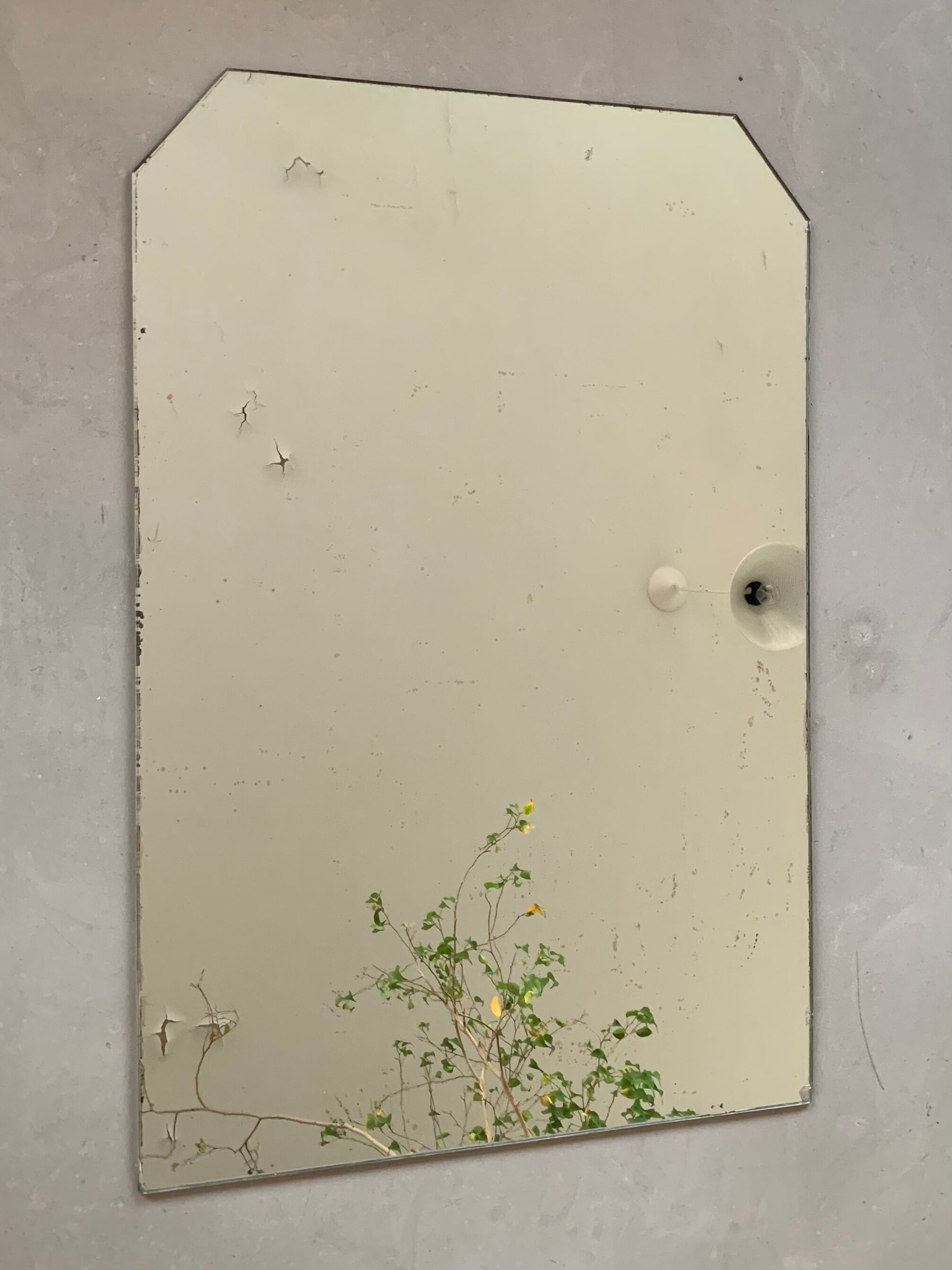 Antique mirror stitched 60x90cm