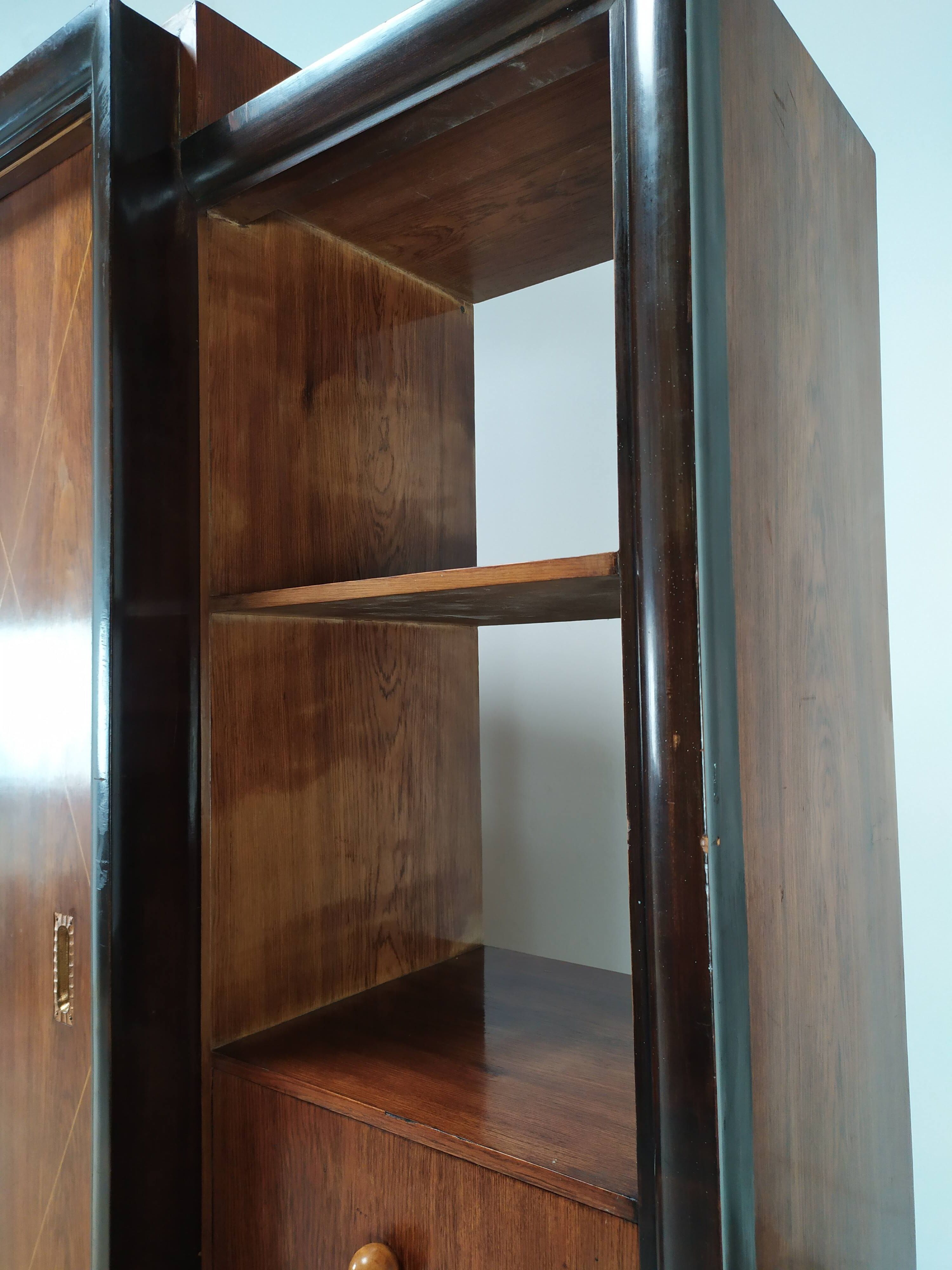 Art Deco library cabinet