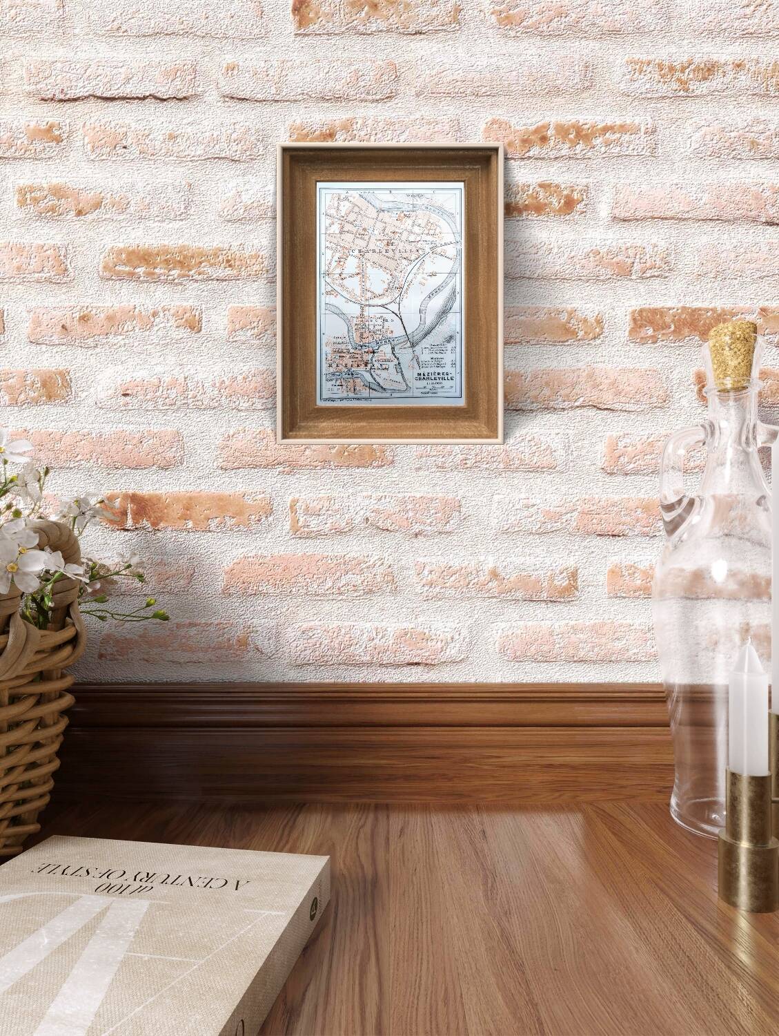 Printed in 1908, map of Charleville-Mézières